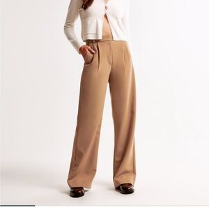 Abercrombie and Fitch Sloane Tailored Wide Leg pants 27 Long NWT